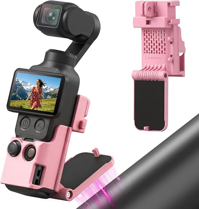 AMAZEAR Magnetic Mount Stand Compatible with DJI Osmo Pocket 4P/4/3/Xtra Muse, Pocket4 Accessorie... | Amazon (US)