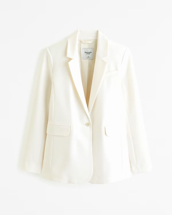 Women's Classic Suiting Blazer | Women's Coats & Jackets | Abercrombie.com | Abercrombie & Fitch (US)