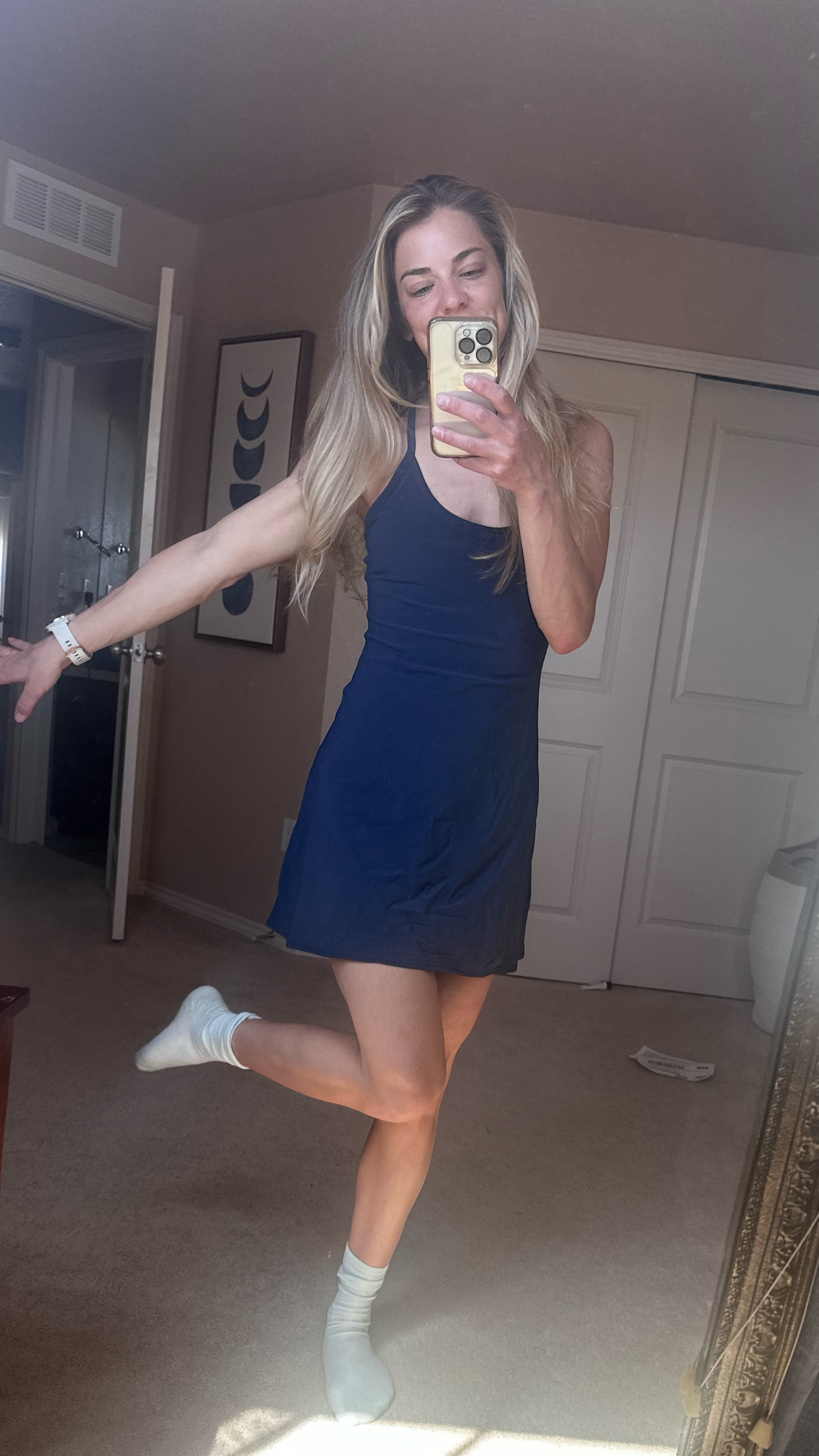 First warm day of the year and you know I’m in my favorite outdoorsy girl dress! #outdoorvoices 

#LTKfit #LTKFind