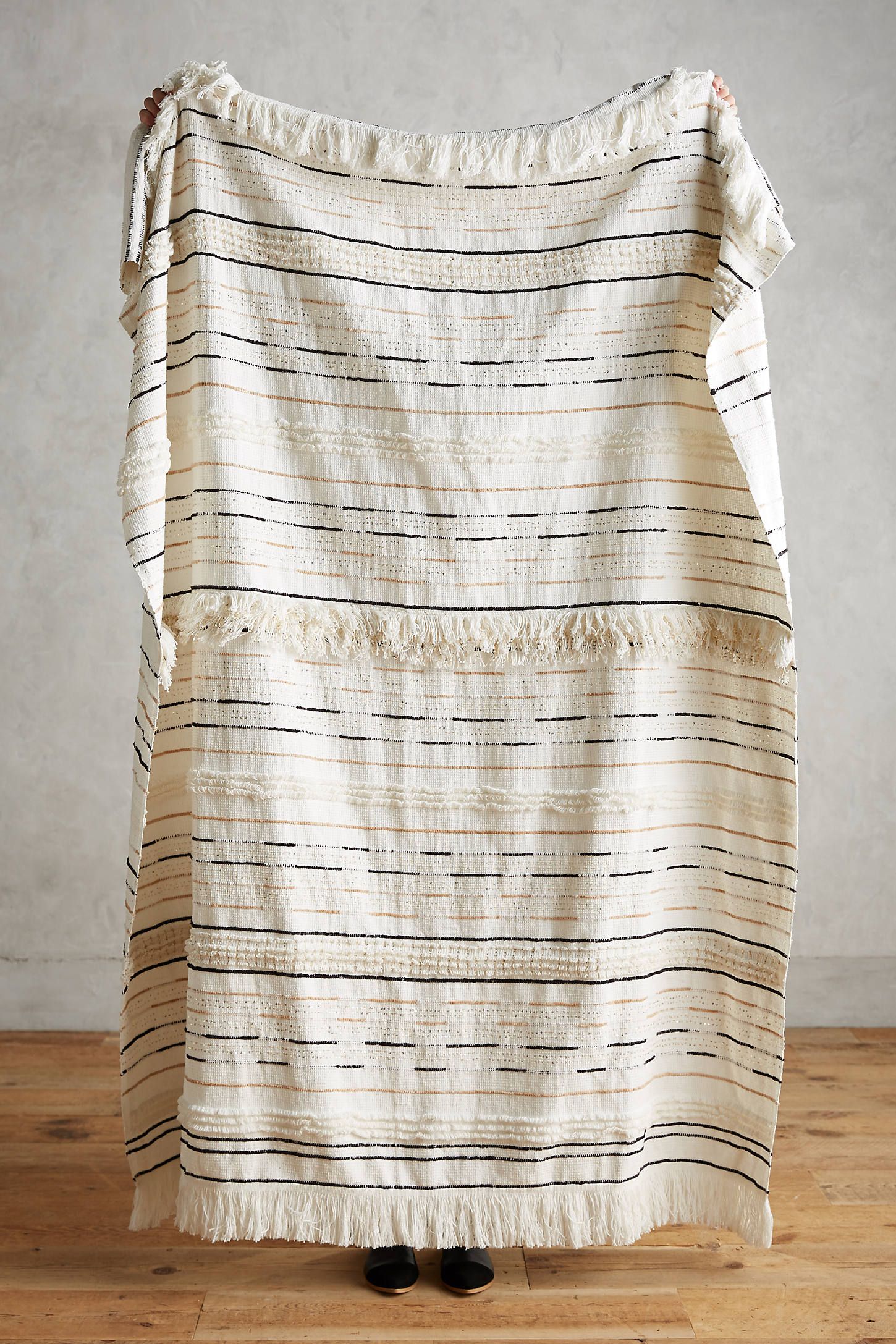 Textured Indira Throw | Anthropologie (US)