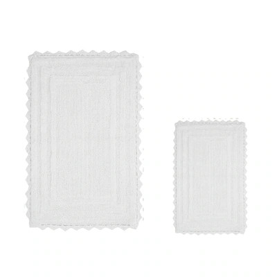 Better Trends 40-in x 24-in White Cotton Bath Rug | Lowe's