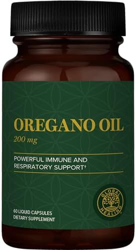 Global Healing Center - Oregano Oil Capsules with Organic Ingredients & Cayenne Pepper Extract, O... | Amazon (US)