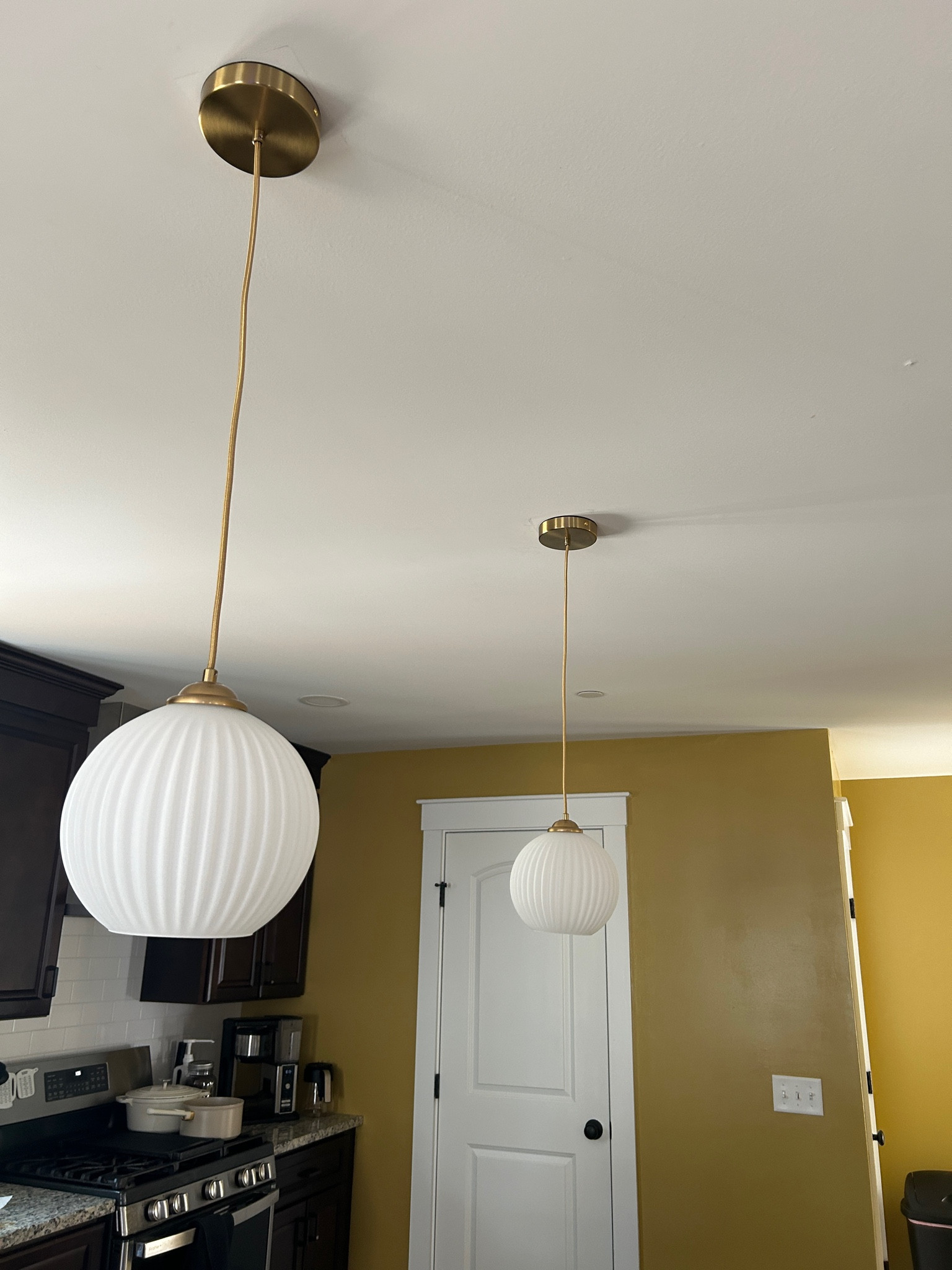 Switched the lights and paint color  in my kitchen and I am obsessed!

#LTKHome