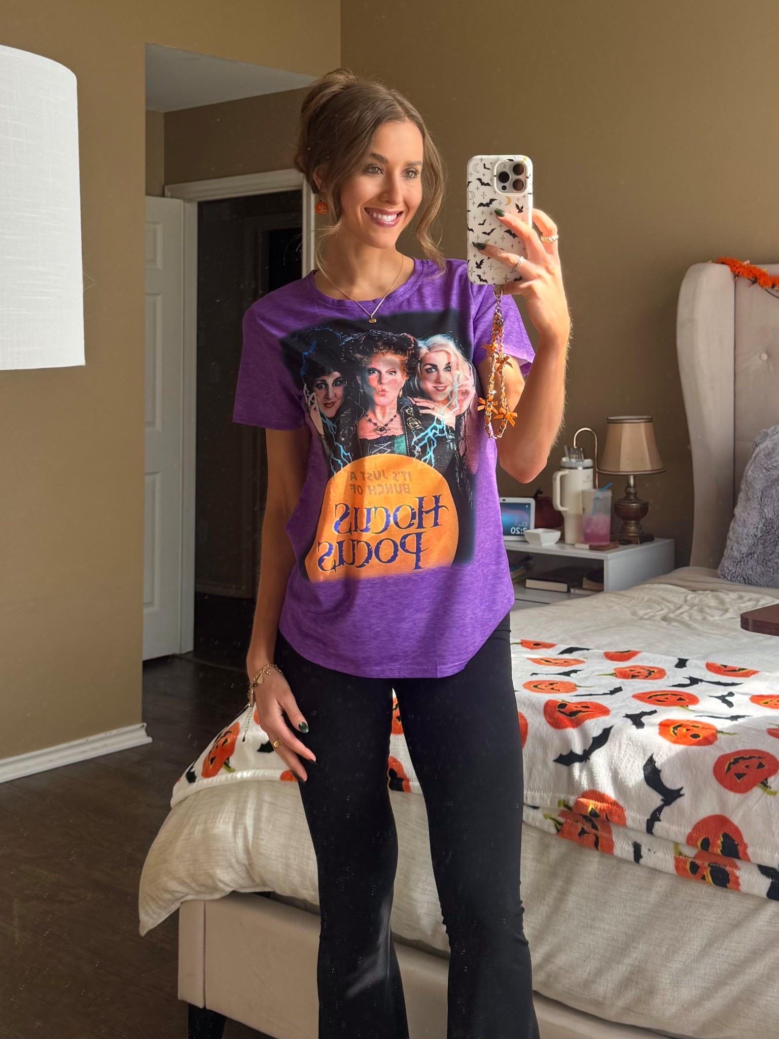 Hocus Pocus shirt. Halloween graphic tee. Halloween t shirt. Halloween looks. 

#LTKHalloween #LTKSeasonal