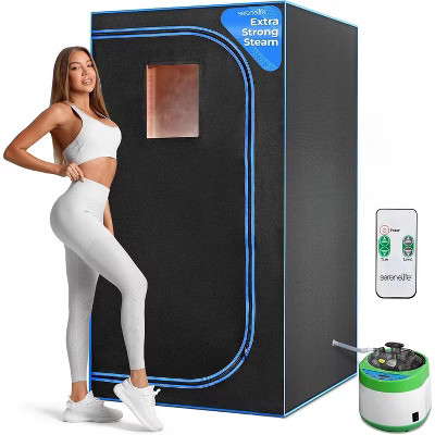 SereneLife Portable Steam Home Sauna - Personal In-Home Detox Spa Steam Therapy | Target