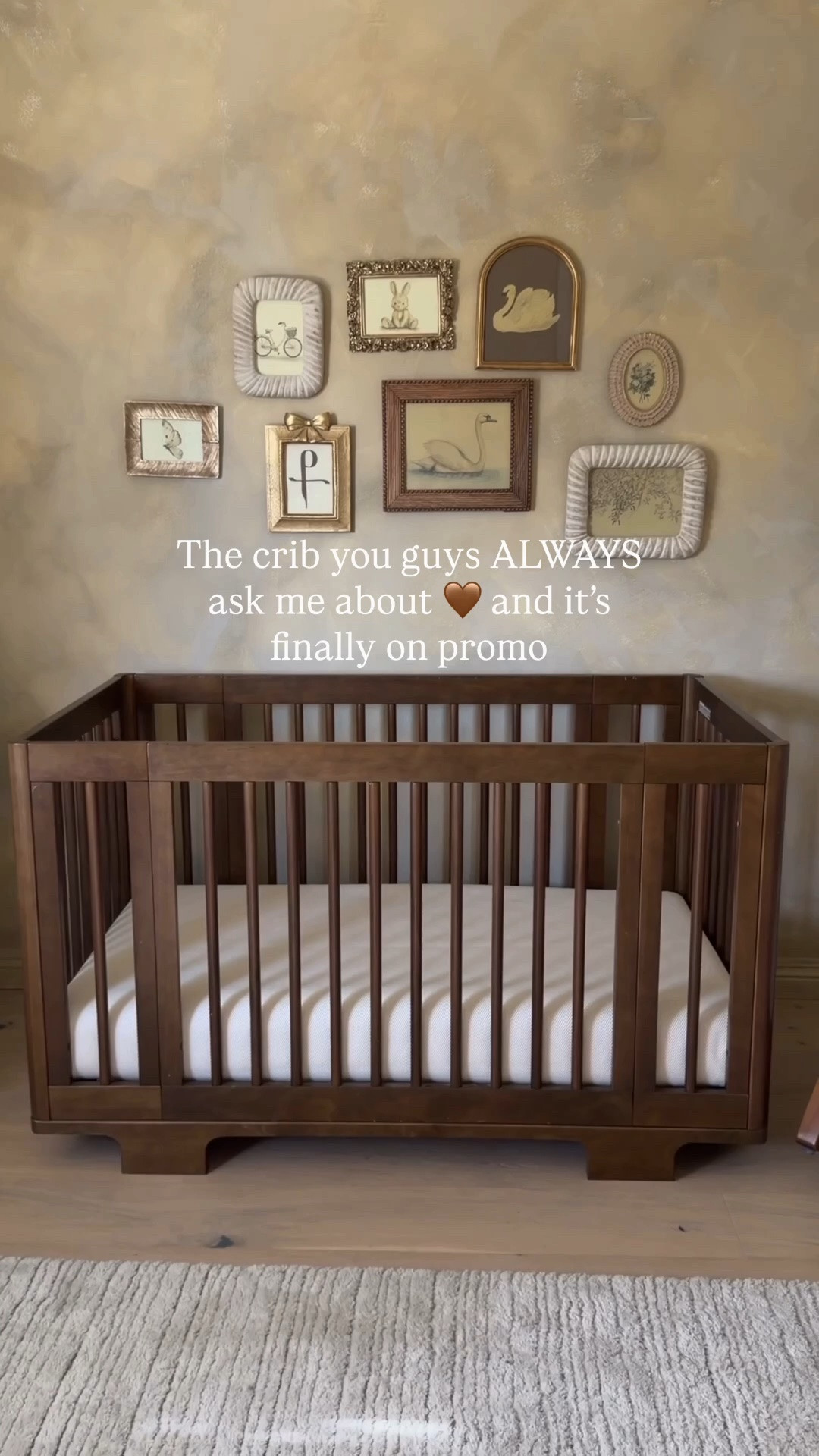 Labor Day weekend sale
Crate and barrel sale 

With all of the Labor Day sales, linked everything I could since I always get asked about it 🤎

My baby girls viral nursery - I curated a girly, vintage fairytale inspired nursery 

Babyletto Yuzu convertible Crib - walnut, quality is unmatched, & it converts 8 different ways! Such a good time to buy since you get 20% back in reward dollars. 

nursery vintage photo prints
Crib mattress (I linked the two I have, both are breathable & waterproof! 
muslin crib sheet (fog & falling star), 
baby monitor (no connected to WiFi so nothing creepy to worry about) 

Nursery baby play mat, 
nursery neutral rug, 
nursery rocking chair, 
nursery swivel chair, 
Embroidered baby blanket 
Dozy sound machine 
Hanging vintage balloons 
Vintage nursery 
Wayfair 
WayDay 
Wayfair sale 
Baby crib

#LTKHome #LTKBump #LTKSaleAlert