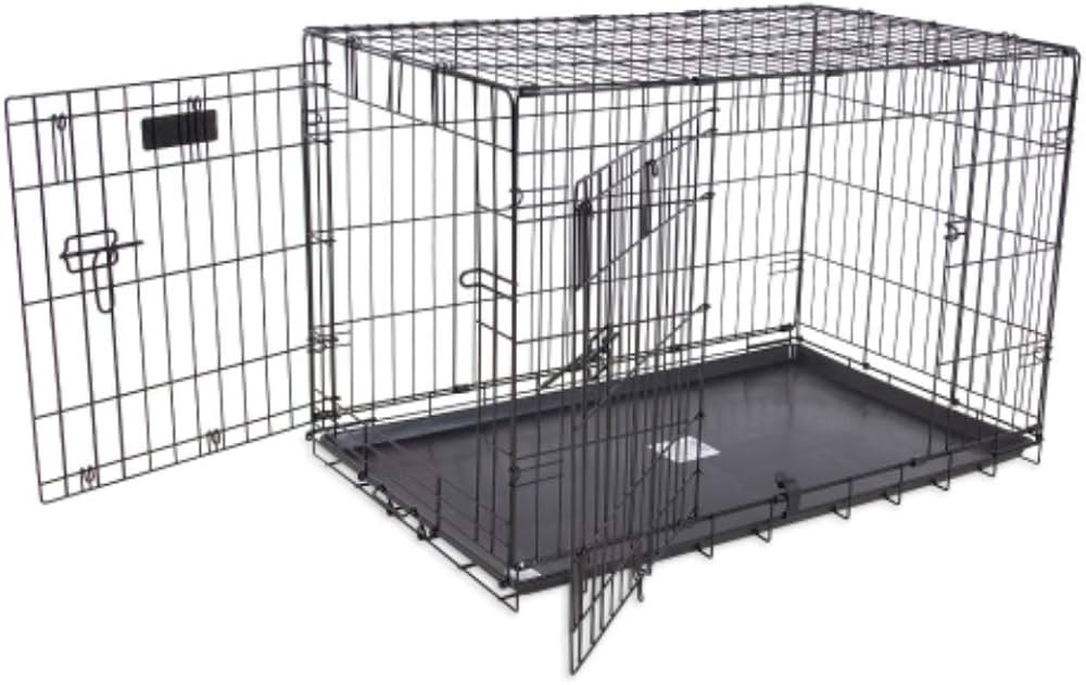 Precision Pet Products Two Door Provalue Wire Dog Crate, 42 Inch, For Pets 70-90 lbs | Amazon (US)