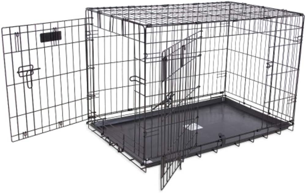 Precision Pet Products Two Door Provalue Wire Dog Crate, 42 Inch, For Pets 70-90 lbs | Amazon (US)