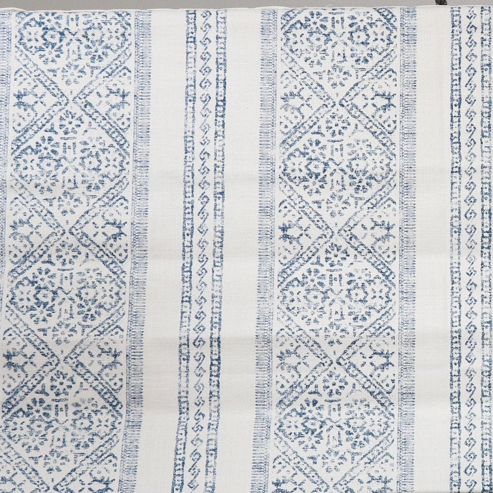 La Jolla Stripe Design by Kendall Wilkinson, Drapery, Panels, Available in 6 colors. Indigo, Azur... | Etsy (US)