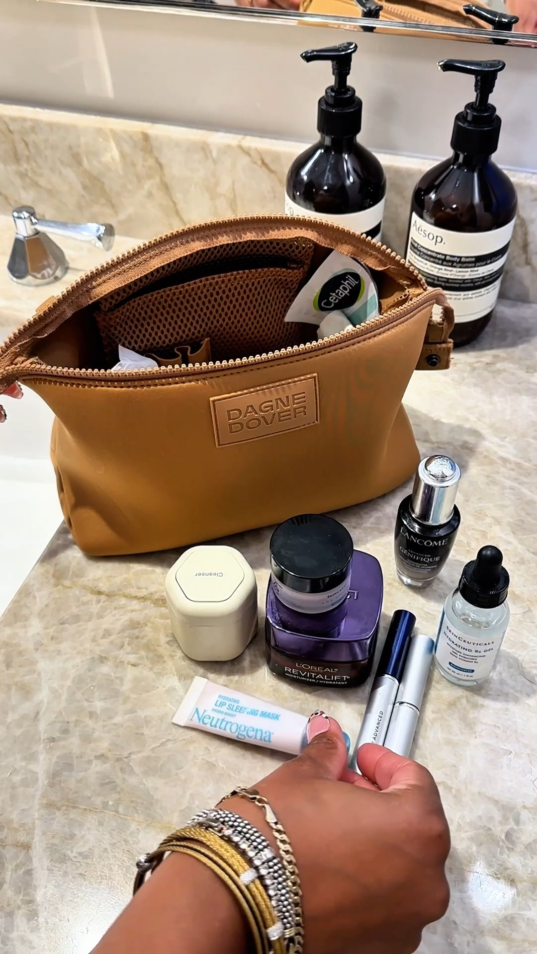Skincare, GRWM, night skincare, Loreal, SkinCeuticals, travel bag, makeup bag

#LTKgrwm #LTKNYFW #LTKselfcare