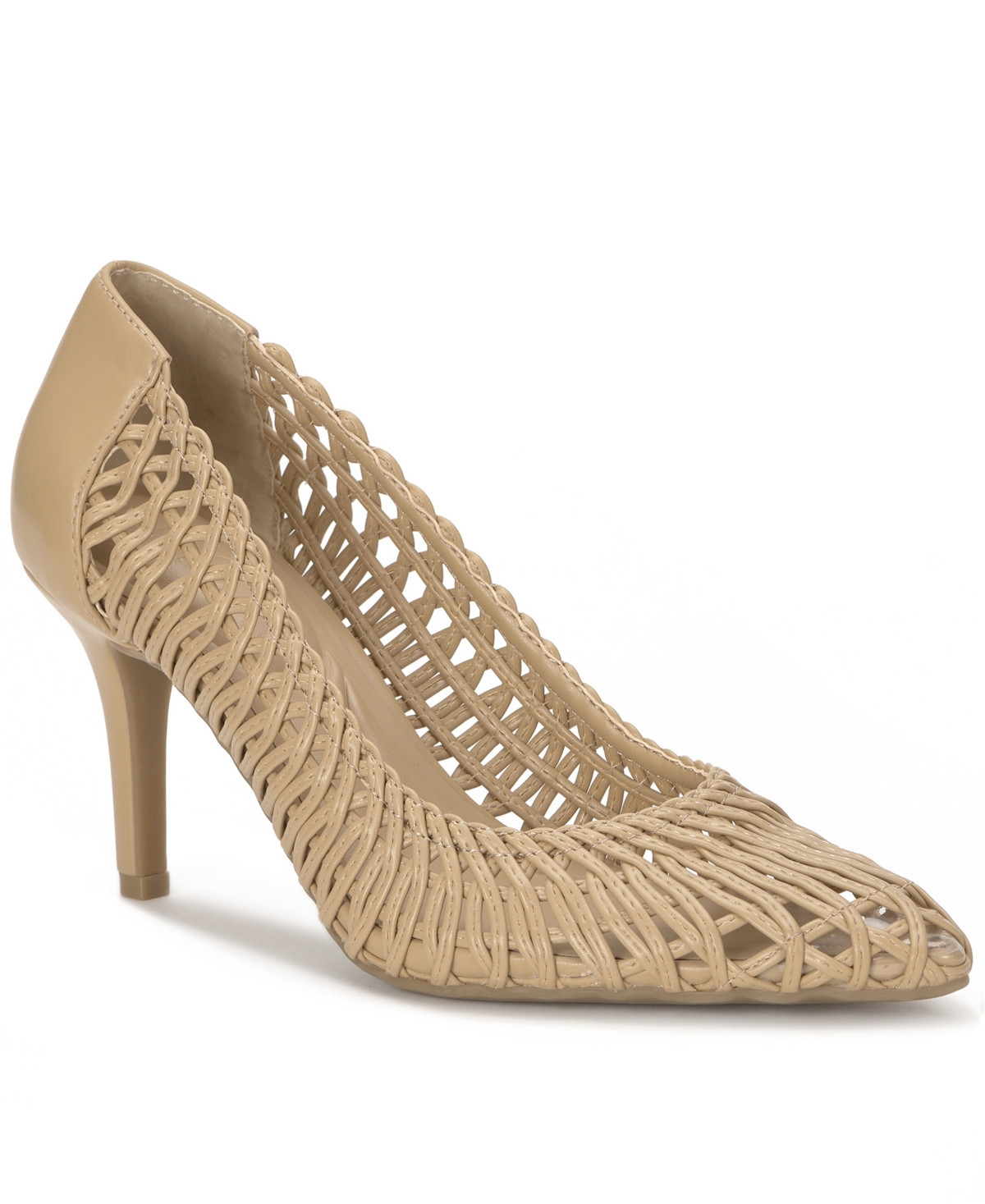 I.n.c. International Concepts Women's Zitah Pointed Toe Pumps, Created for Macy's - Walnut Woven | Macy's