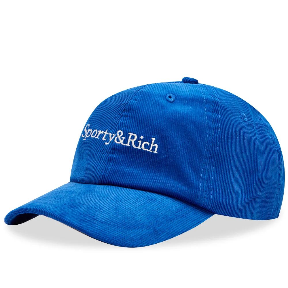 Sporty & Rich Serif Logo Cordurory Hat | End Clothing (US & RoW)