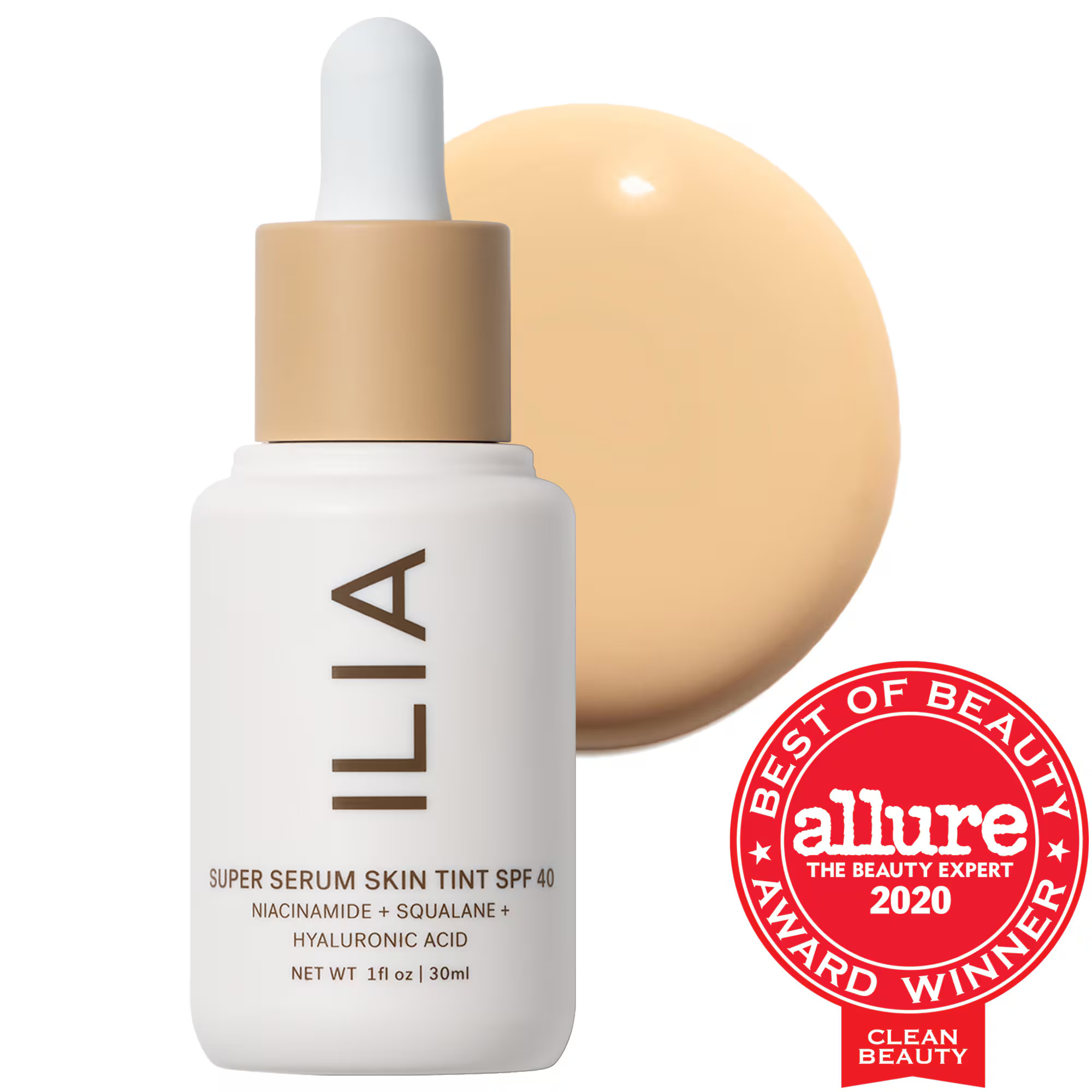 ILIA Super Serum Skin Tint SPF 40 Foundation Formosa ST4 1 fl oz/ 30 ml | Sephora (US)