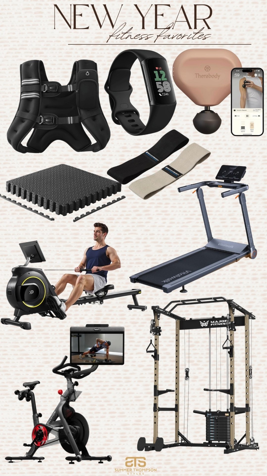 New year, new fitness goals! 

Workout. Fitness. Athletic. Treadmill. Row machine. Home gym. Weighted vest. Trending. Best sellers  

#LTKFindsUnder100 #LTKSeasonal #LTKfitnessgoals