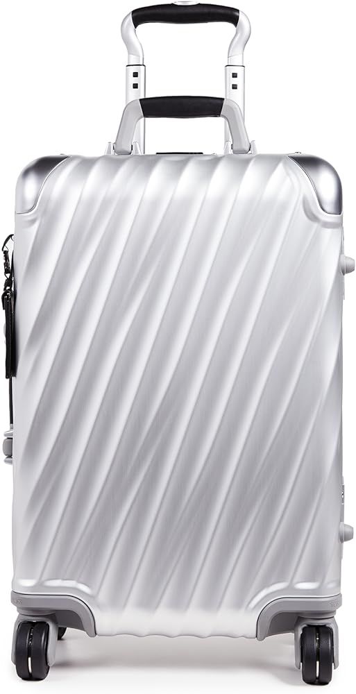 Tumi Men's 19 Degree Aluminum International Carry On Suitcase, Silver, One Size | Amazon (US)