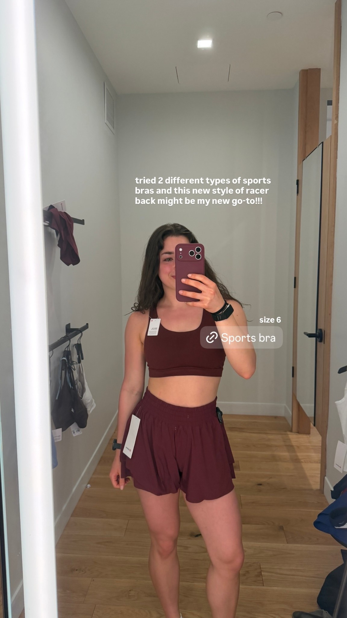 bra size 6
shorts size small

#LTKActive #LTKfitnessgoals