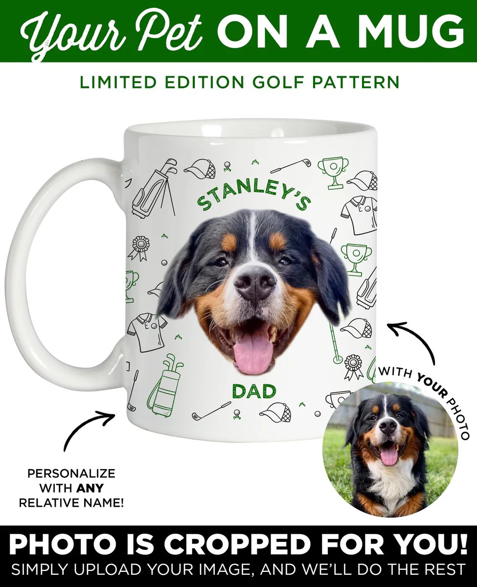 Personalized Pet Golf Mug | Type League Press