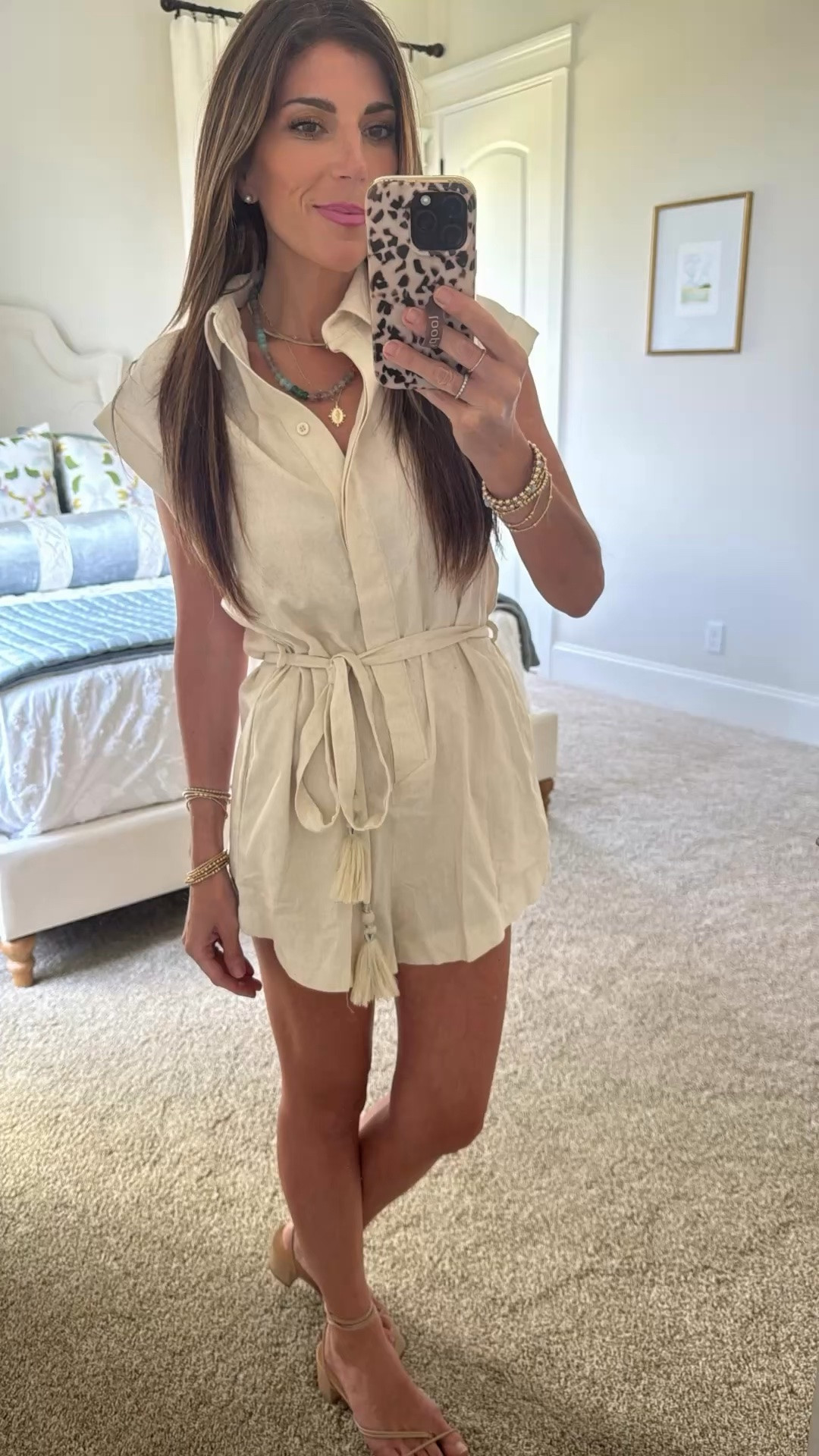 Love a good neutral tone outfit! I am wearing size XS in romper and skirt.

#LTKgrwm #LTKootd #LTKPetite