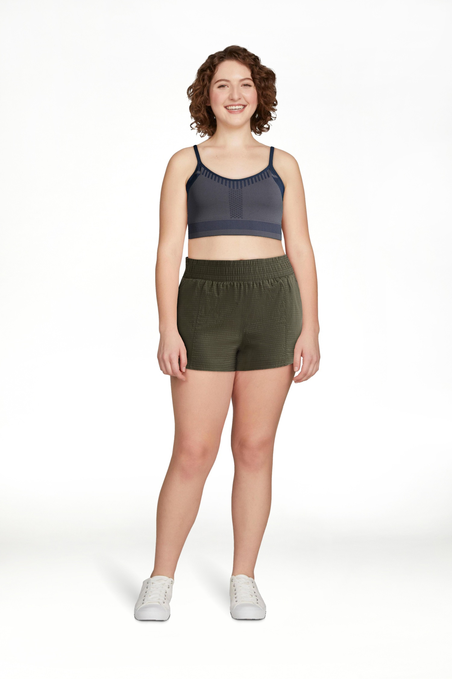 Avia Women's Hybrid Seersucker Shorts, Sizes XS-3XL | Walmart (US)