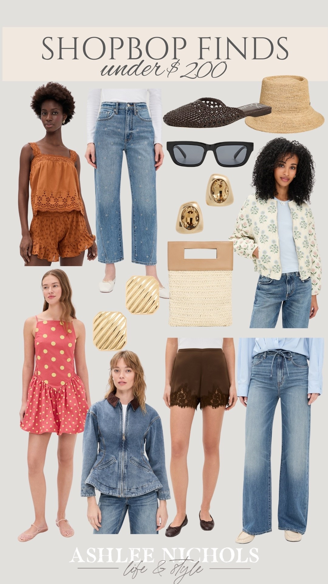 Shopbop finds under $200!

Spring fashion, polka dot dress, denim jacket, spring jacket

#LTKSeasonal #LTKspring #LTKspringtrends