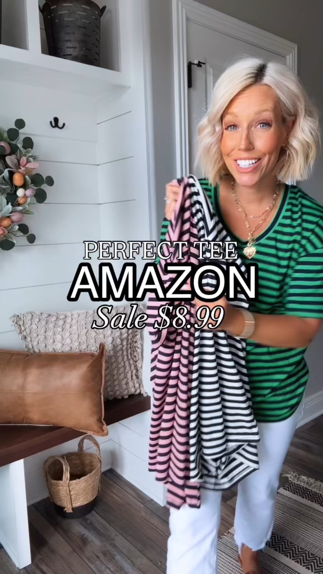 Grab these tees while they are on sale for only $8.99!!!! They come in 9 colors!!! I thought they looked great with white denim for spring!!!
⬇️⬇️⬇️
Tees size small (roomy fit)
Jeans size 4

#LTKWatchNow #LTKSaleAlert #LTKFindsUnder50