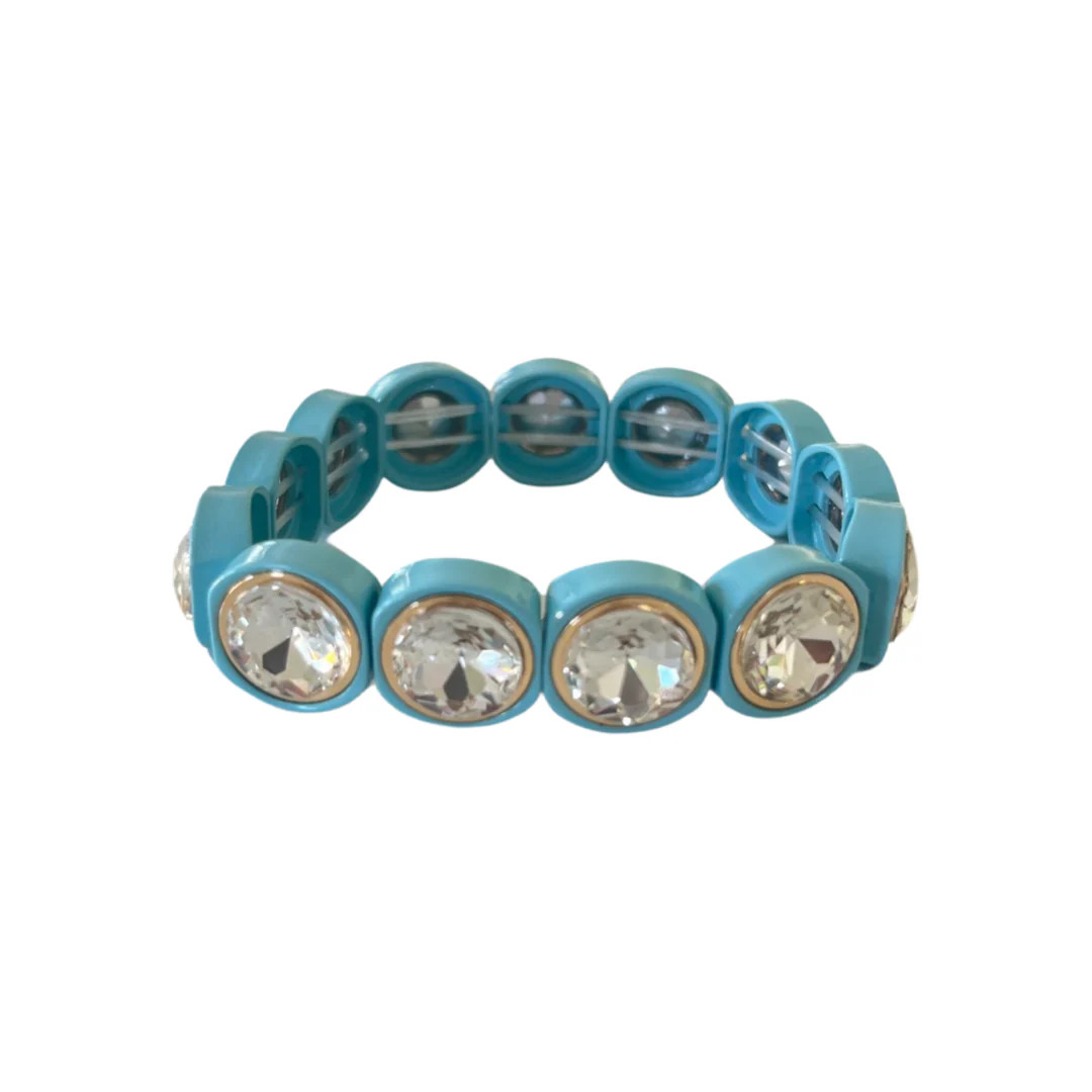 City Girl Round Bracelet - Barista Blue | Smith and Co. Jewel Design