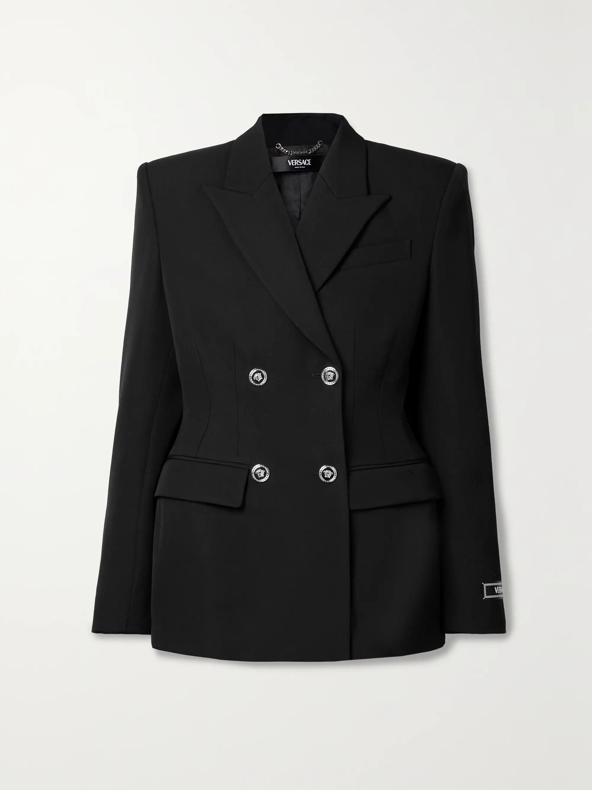 Double-breasted grain de poudre wool blazer | NET-A-PORTER (UK & EU)