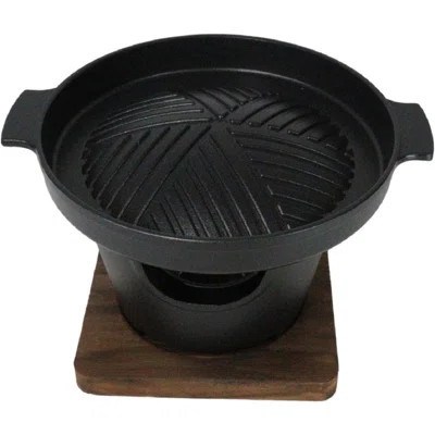 Portable Japanese BBQ Yakiniku Grill Aluminum Cooking Stove With Griddle Trivet | Wayfair North America