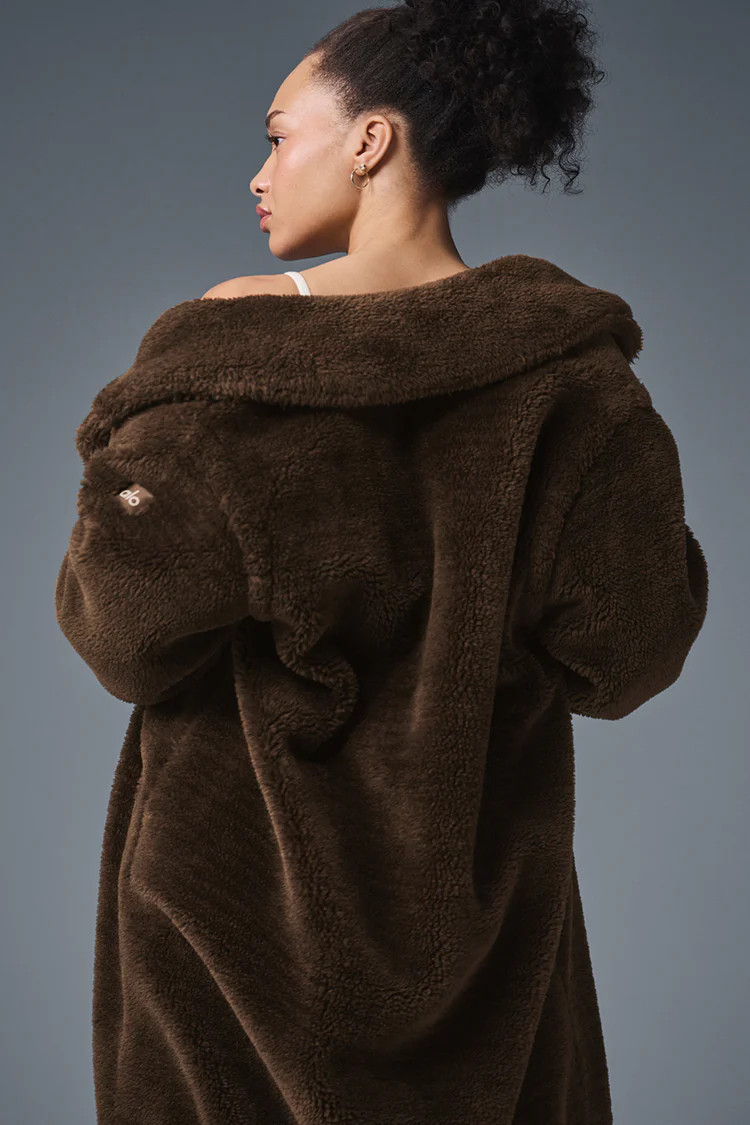 Oversized Sherpa Trench - Espresso | Alo Yoga (US)