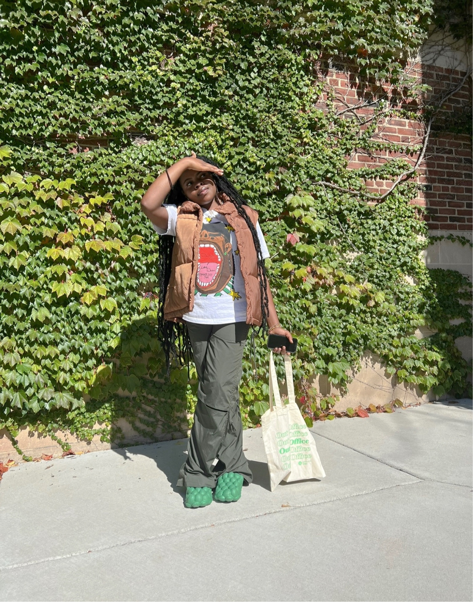 These green cargo pants can be worn with any street wear outfit! And paired with the bubble slides makes it perfect for the spring or summer seasons! Shop this Look!

#LTKFind #LTKSeasonal #LTKstyletip