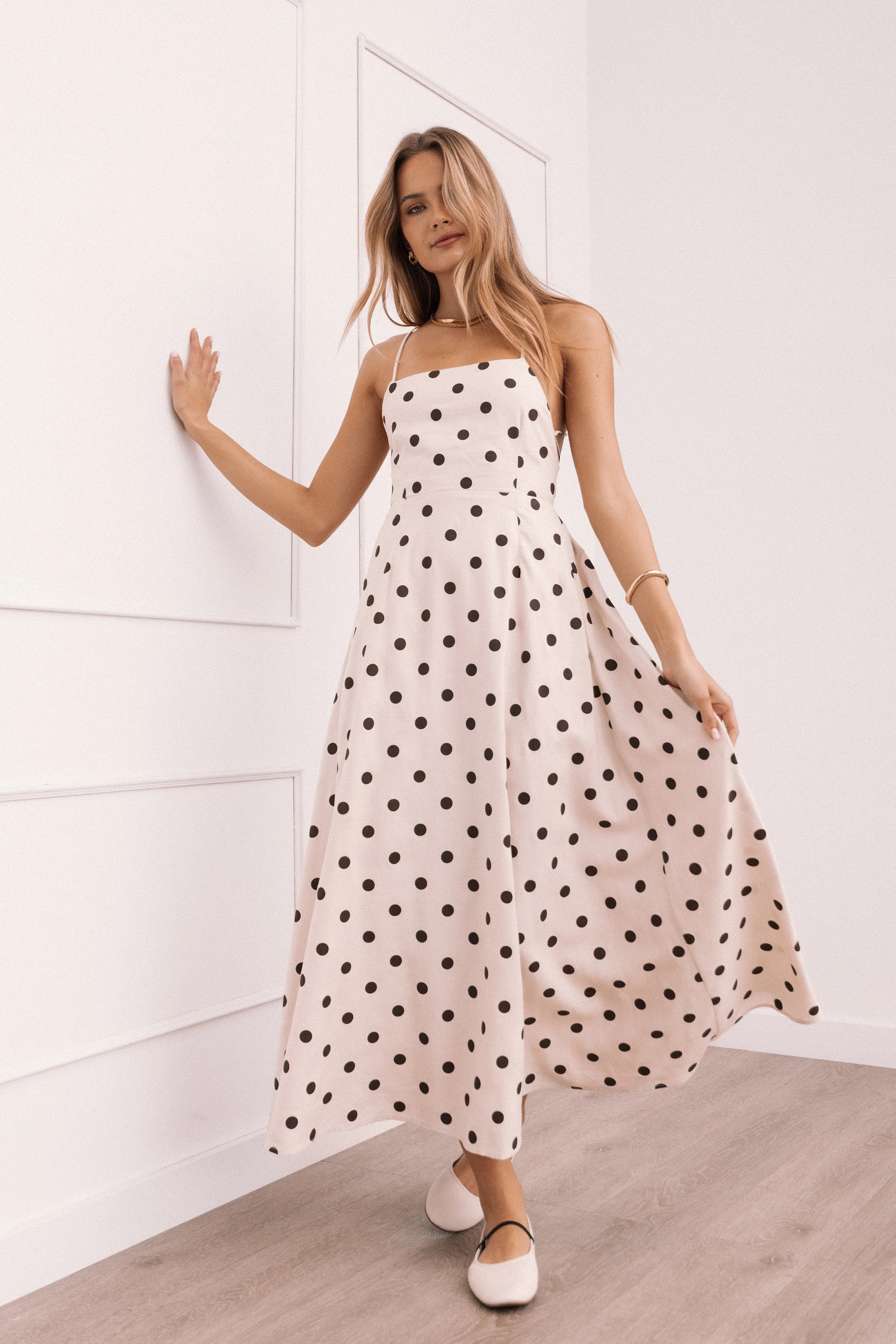 Kailana Midi Dress - Cream | Petal & Pup (AU)