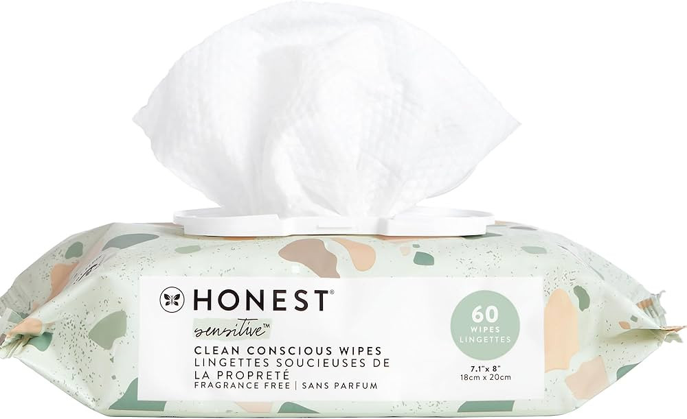 The Honest Company Clean Conscious Unscented Wipes | Over 99% Water, Compostable, Plant-Based, Ba... | Amazon (US)