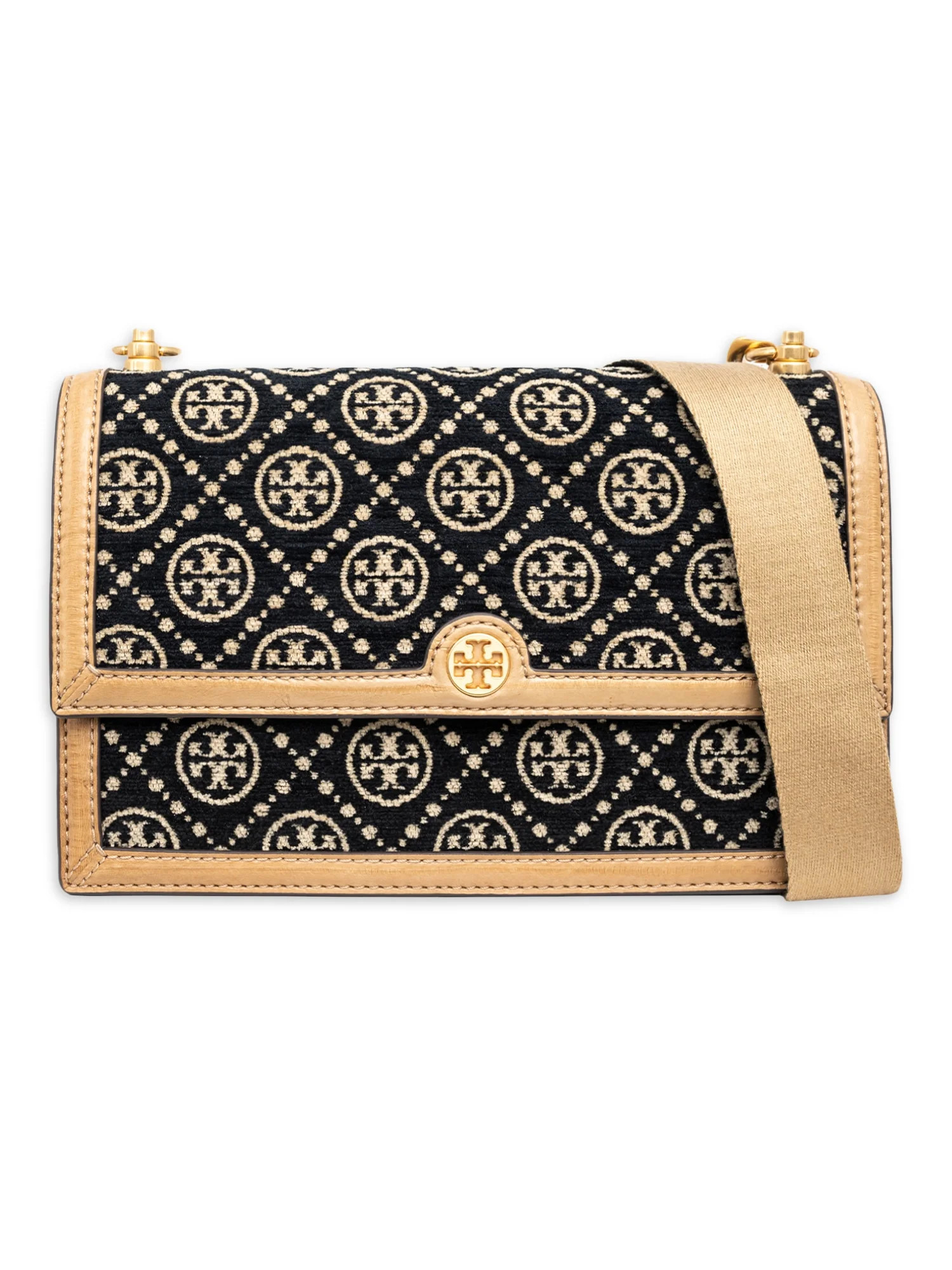 Tory Burch Women's T Monogram Chenille Shoulder Handbag | Walmart (US)