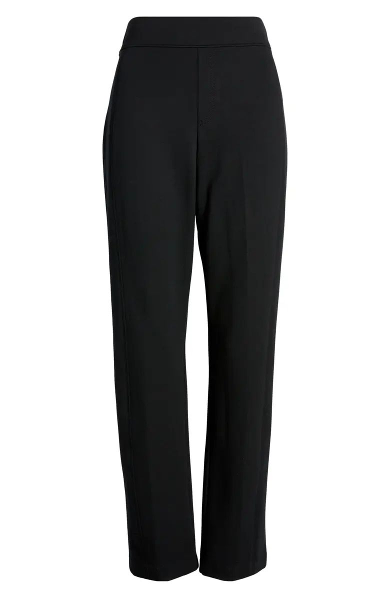 High Waist Straight Leg Ponte Pants | Nordstrom