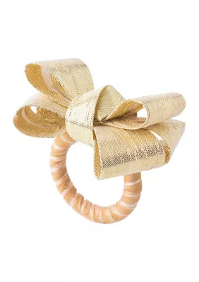 Juliska Tuxedo Gold Napkin Ring | Belk