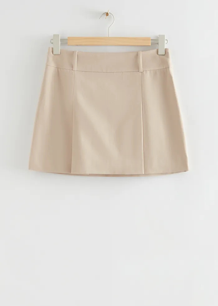 Pleated A-Line Mini Skirt | & Other Stories (EU + UK)