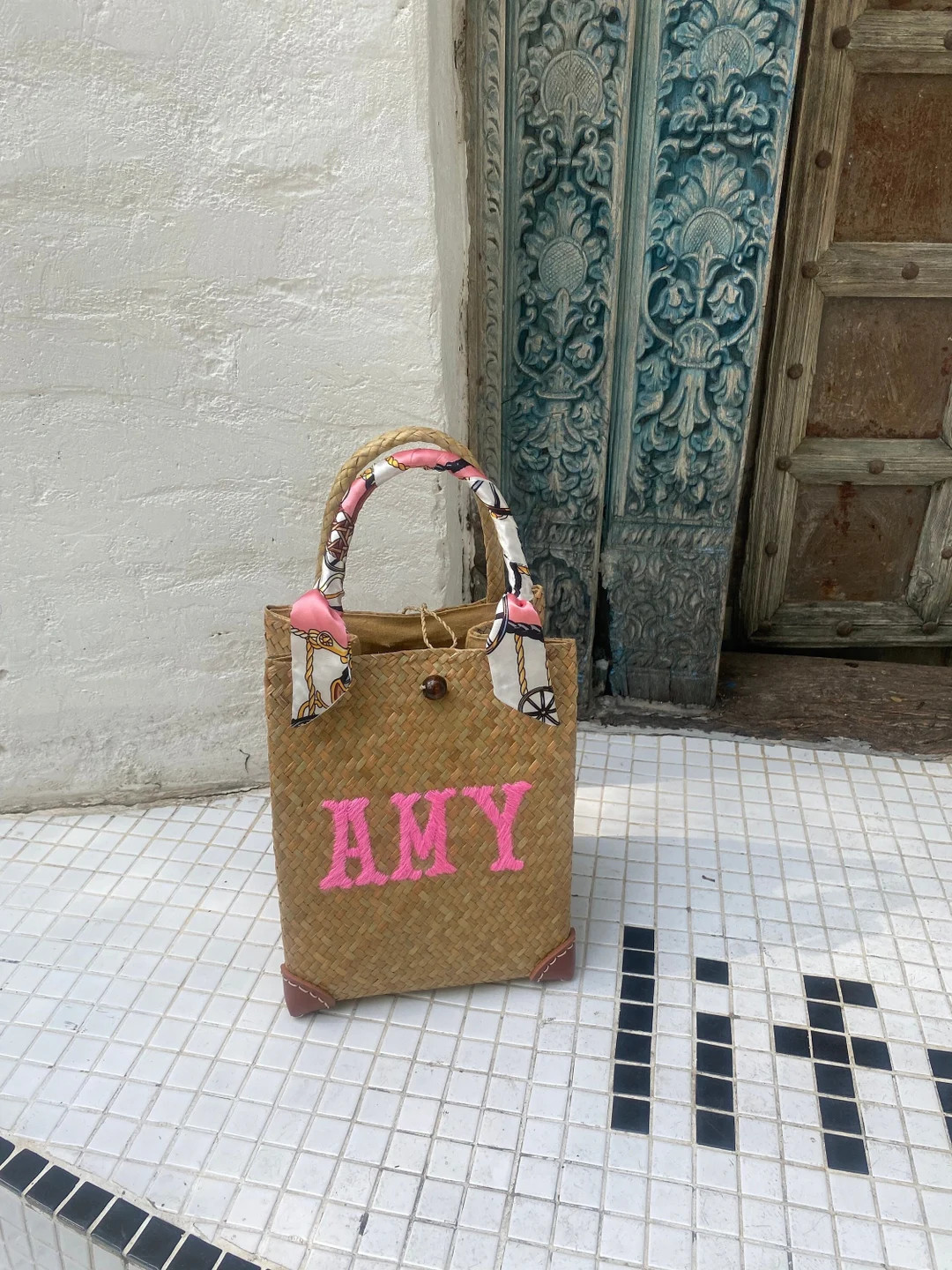 Aperol Spritz Bespoke Beach Wedding/ Bridesmaid Gifts / Basket Bag Monogram Bachelorette Party Pe... | Etsy (US)