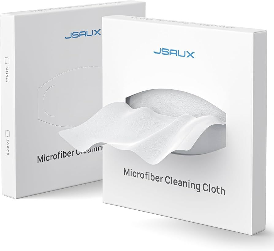 JSAUX Microfiber Cleaning Cloth (100 Total) for Steam Deck| Eye Glass Disposable Clean Cloth | Sa... | Amazon (US)