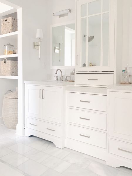 This vanity has so much storage. The counters are included. The price is amazing for how much it offers.  Highly recommend!

#LTKhome #LTKstyletip #LTKFind