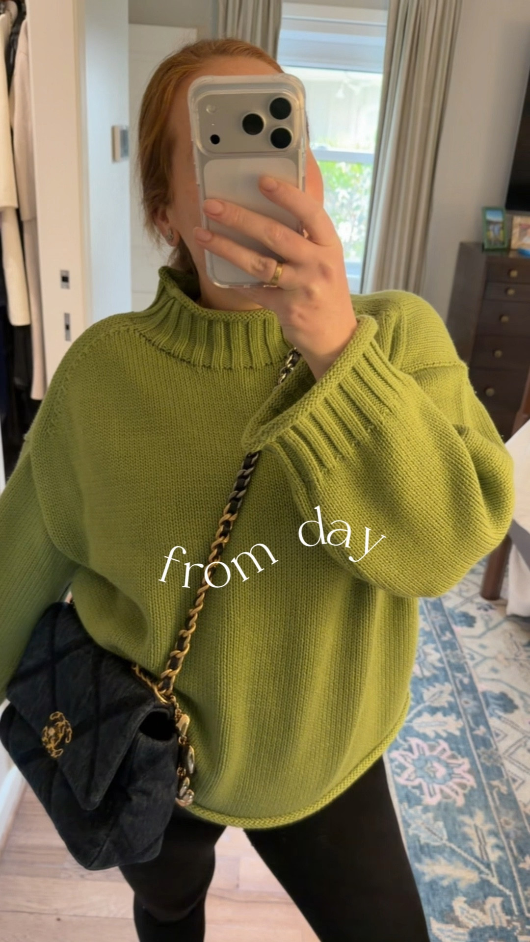 Green all day!!! Love this mockneck sweater so much from @jcrew 

#LTKmomlife #LTKootd #LTKgrwm