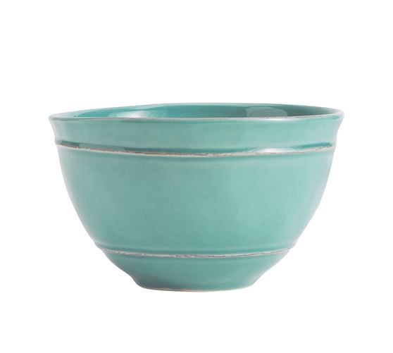 Cambria Cereal Bowl, Set Of 4 - Turquoise | Pottery Barn (US)