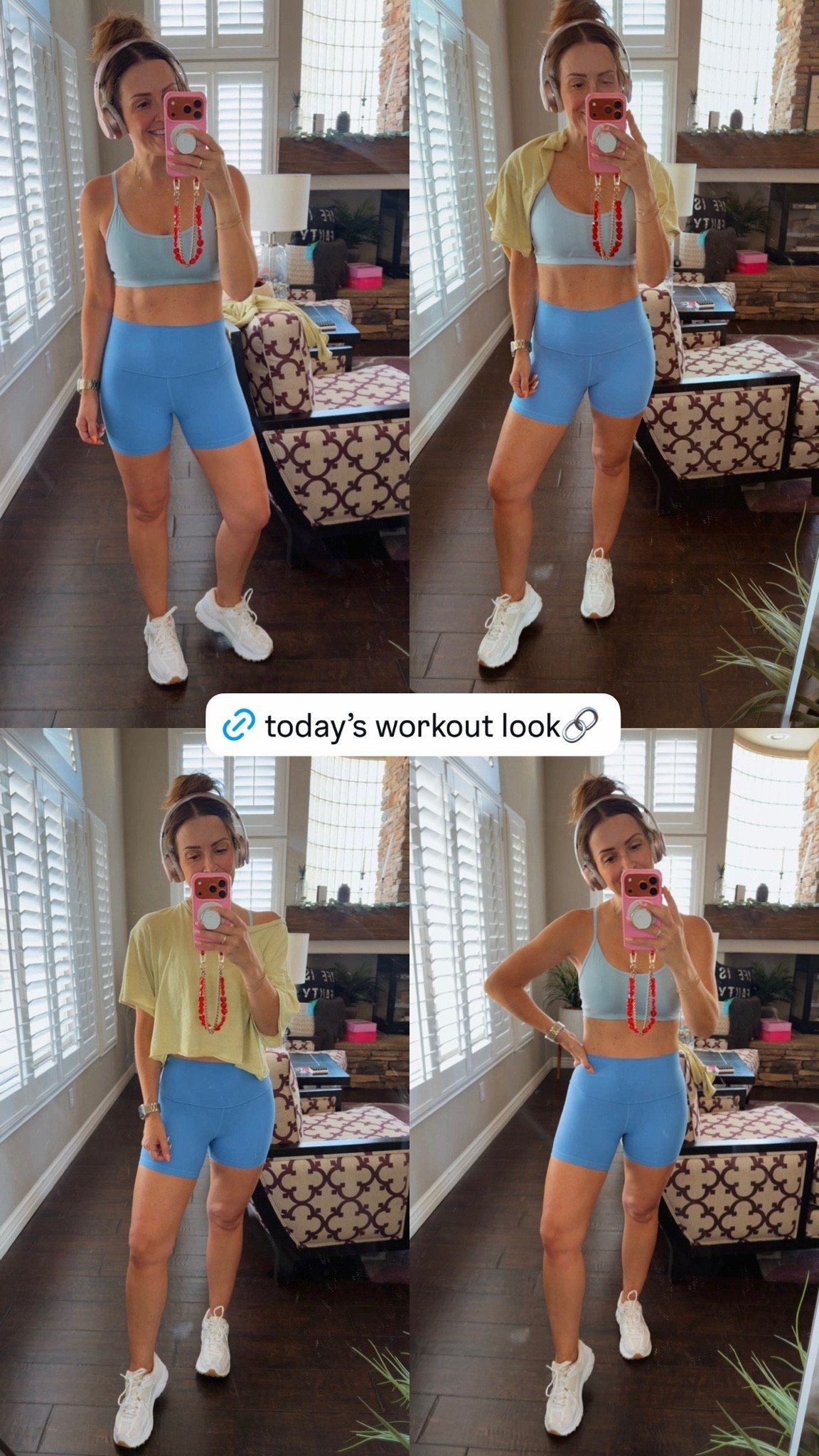 I’m just going to say it- this bright yellow goes with everything! I love it! I have a tank, sweatshirt, tshirt and I grab for them all the time!  

It will be a staple of yours!

#LTKootd #LTKfitnessgoals #LTKOver40