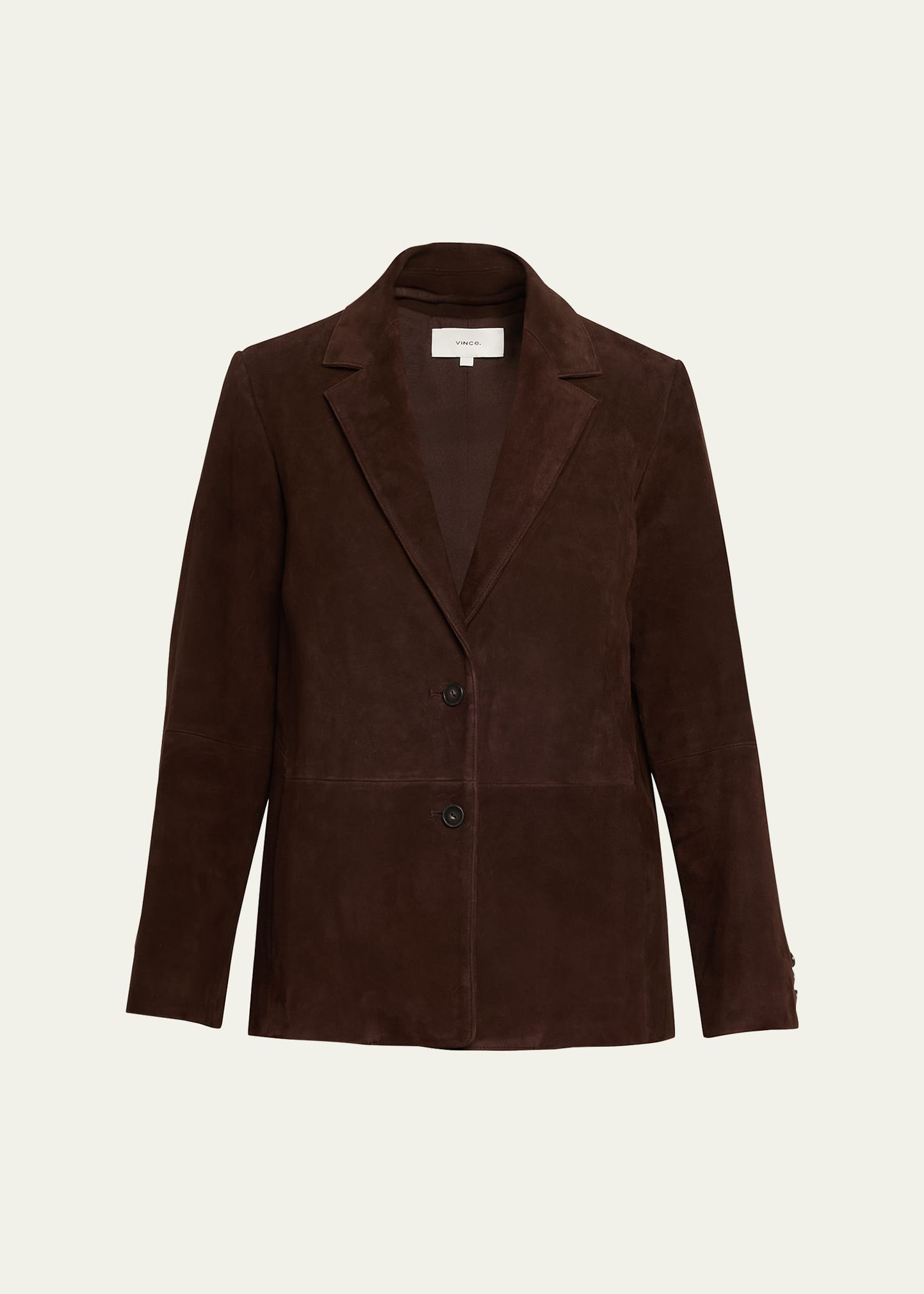 Vince Single-Breasted Suede Blazer | Bergdorf Goodman