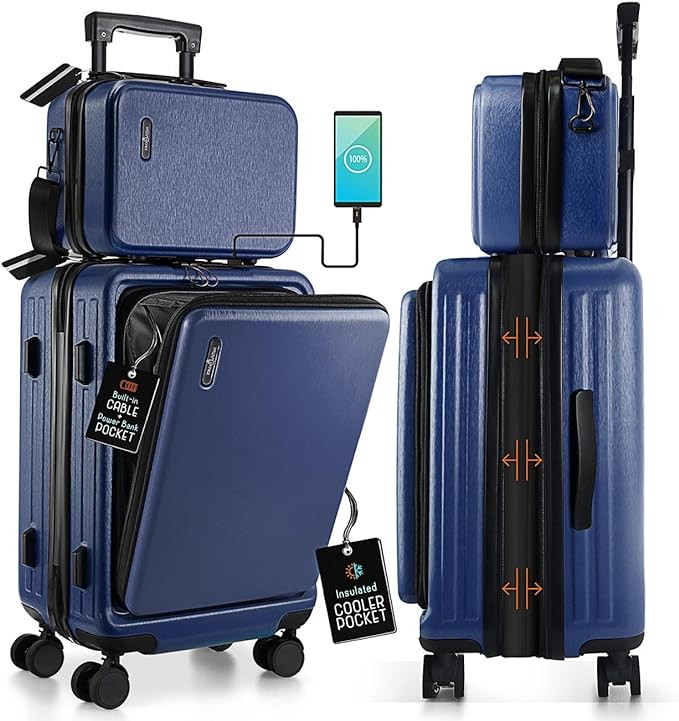 TravelArim Expandable, Navy, 22 Inch | Amazon (US)