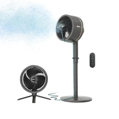 Shark FlexBreeze Fan - Indoor & outdoor oscillating fan, pedestal & tabletop, corded & cordless portable fan with outdoor InstaCool misting attachment - FA222 | Amazon (US)