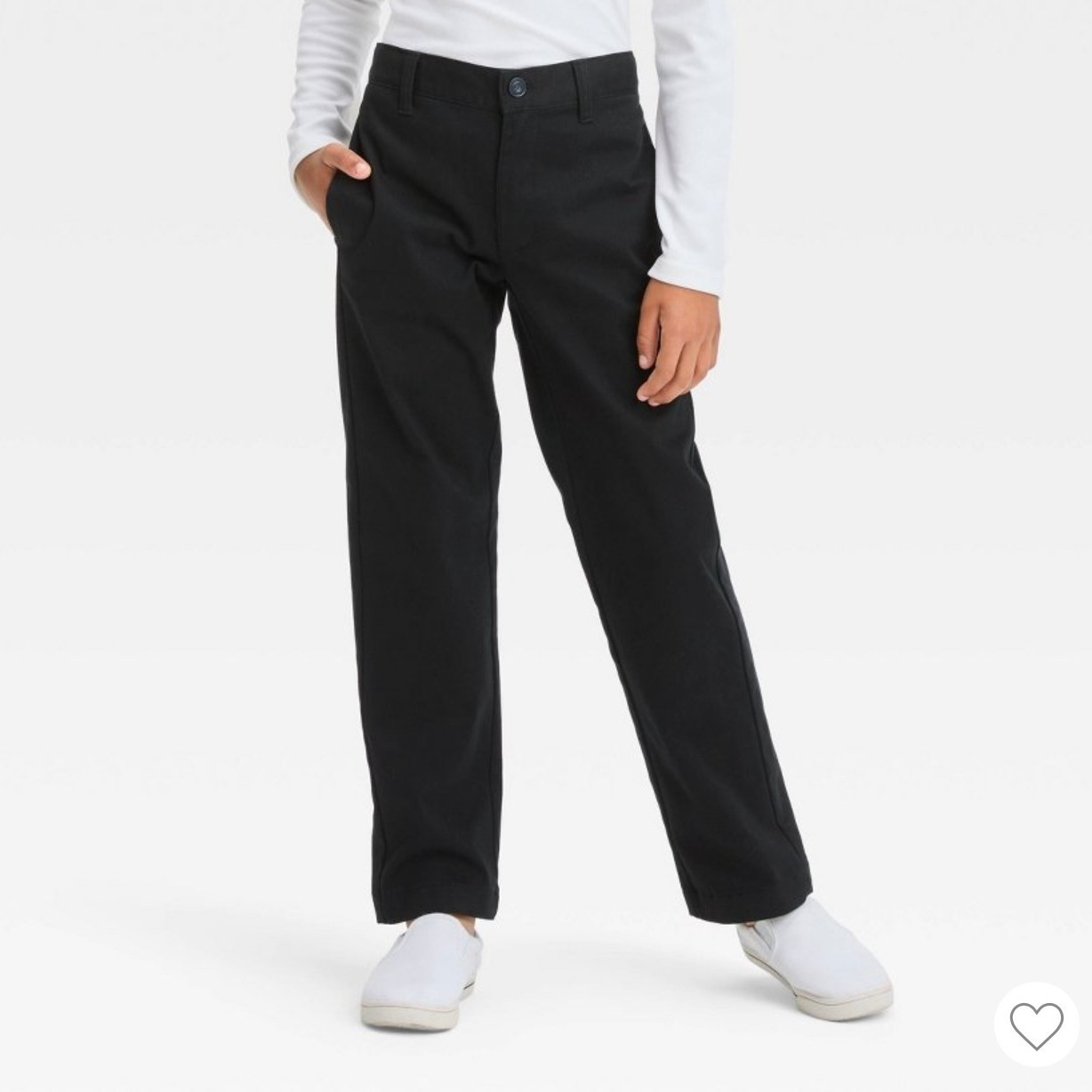 Boys' Straight Fit Uniform Pants - Cat & Jack™ Khaki 16: Adjustable Waistband, Twill Fabric

#LTKKids