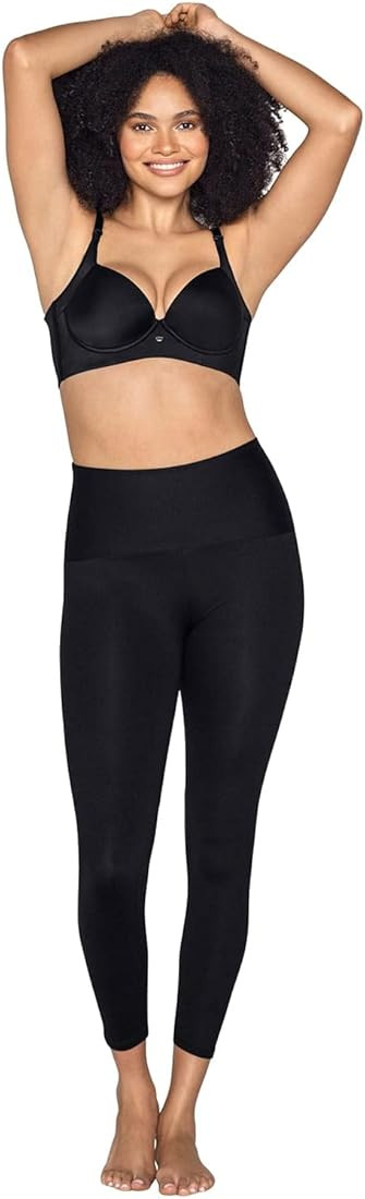 Leonisa High Waisted Compression Leggings for Women - Butt Lifting Anti Cellulite Pants | Amazon (US)
