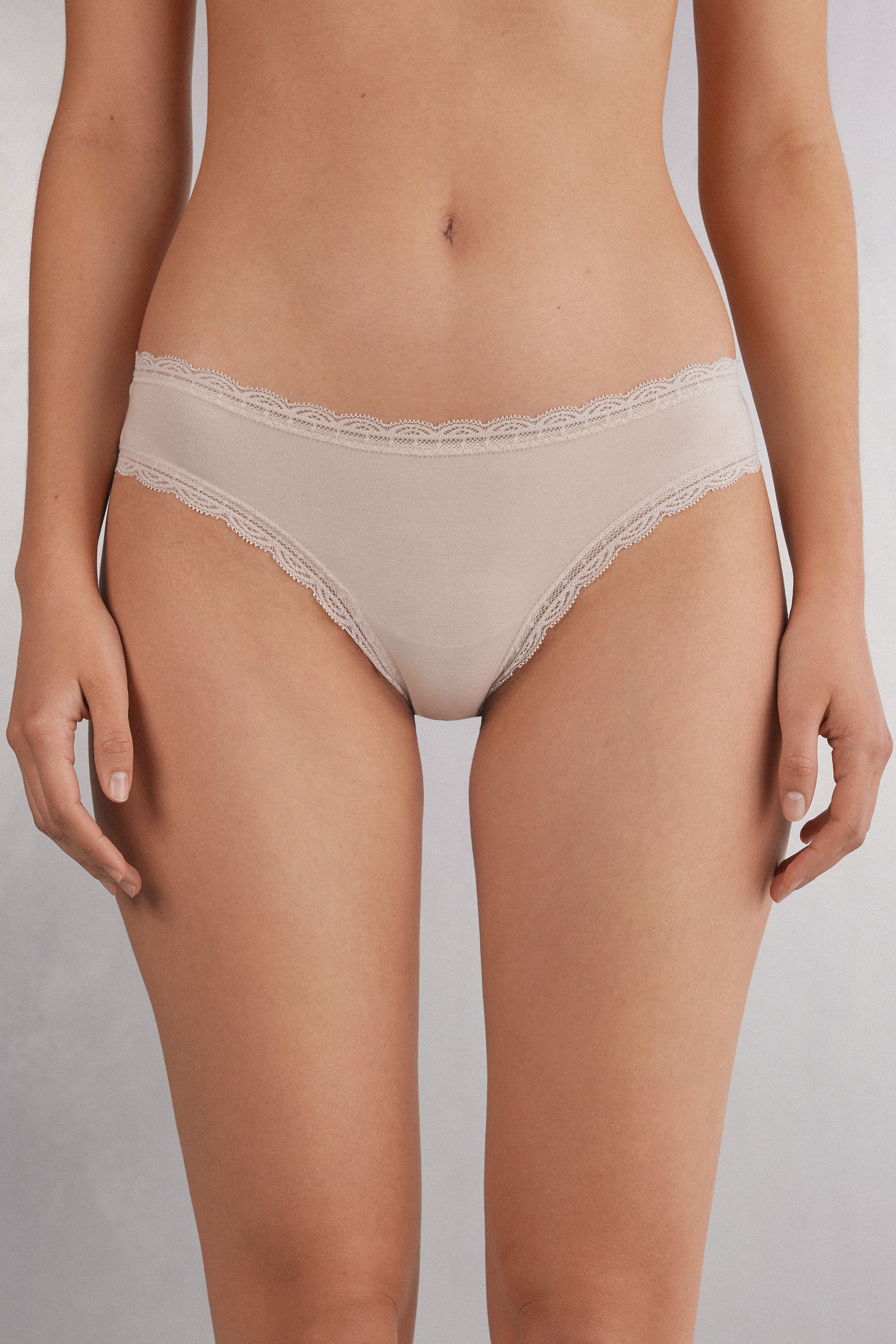 Cotton and Lace Panties | Intimissimi (US)