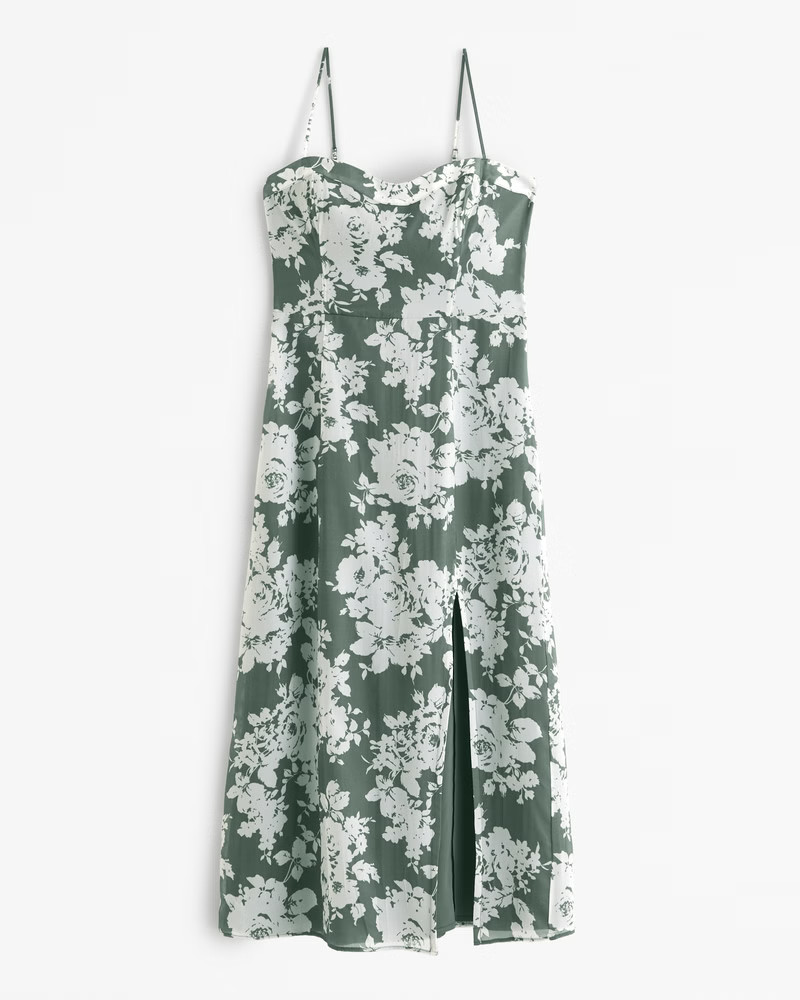 Women's The A&F Camille Midi Dress | Women's Dresses & Jumpsuits | Abercrombie.com | Abercrombie & Fitch (US)
