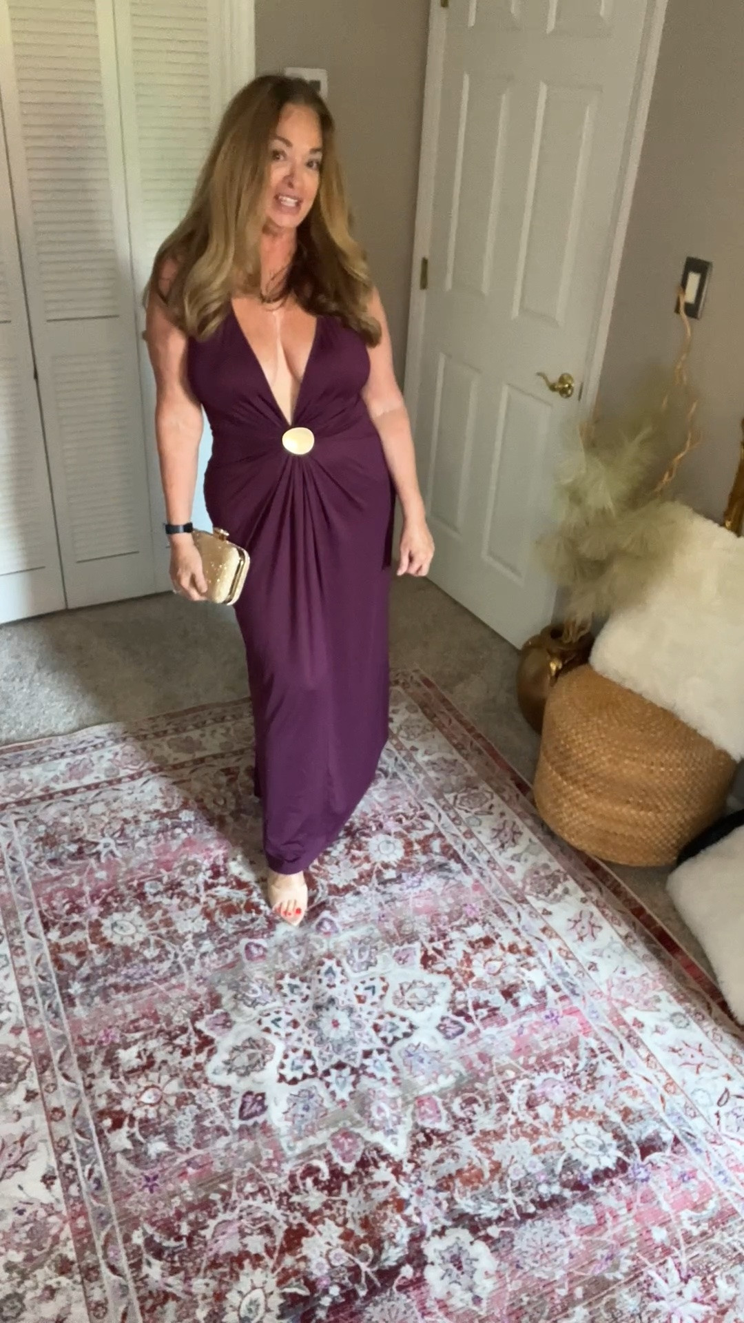 Formal occasions with deep v plunge neckline. Available in other colors.

#LTKBeauty #LTKWedding #LTKgrwm